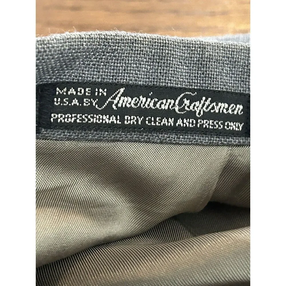 American Craftsman Warren Sewell Suit Jacket Blazer SIze 56 Gray